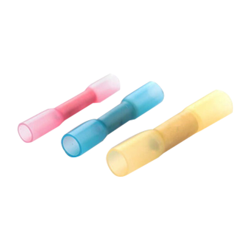 Butt Connector, Heat-Shrink,10-12 AWG, Yellow