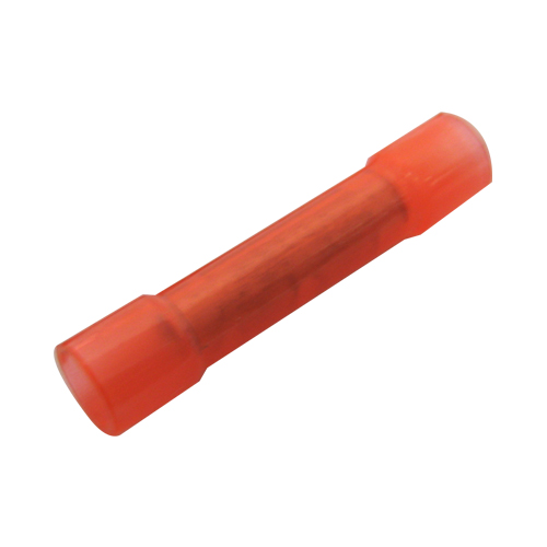 Butt Connector, Standard,18-22 AWG, Red
