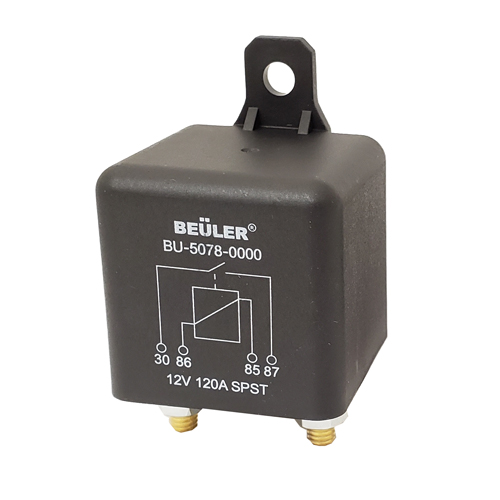 Relay, Cube, SPST, 120A, Dim 2 x 2 x 2"