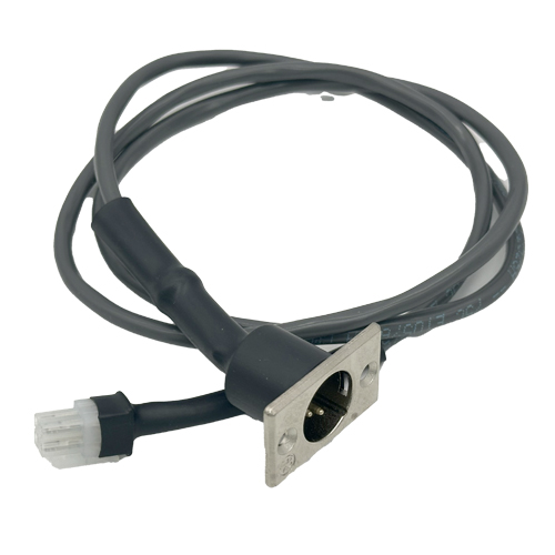 Cable Microphone Cord w/ 4-pos XLR Male CTR, (Dynamic Mic Compatible - MIC-105AEV2), 1 Ft