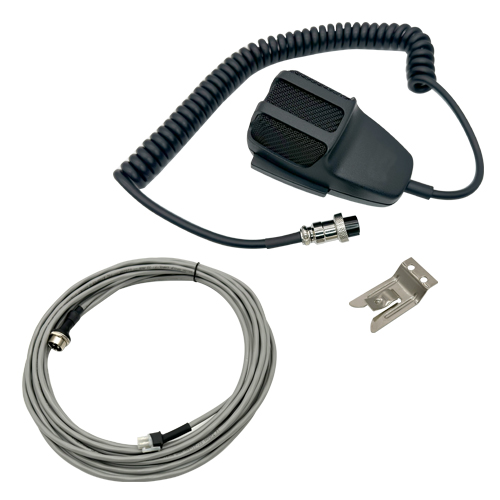 School Bus microphone kit, with Volume Control, microphone,  clip & 20 Ft Cable