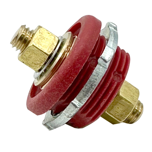 Power Feed Through, Red, 250 amps